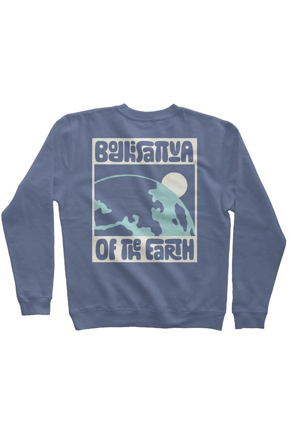 Bodhisattva of The Earth Crew Neck (Blue)